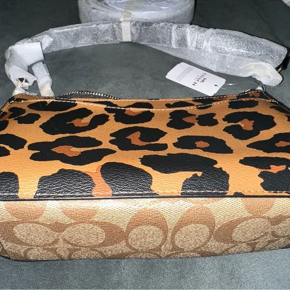 Coach LEOPARD GEORGIE handbag & wallet - Picture 4 of 14